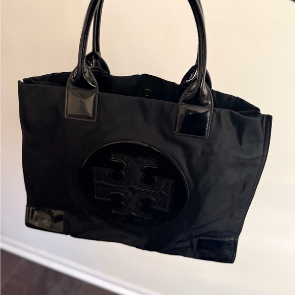 MCM Black Satchel with Silver Accents - Picture 2 of 13
